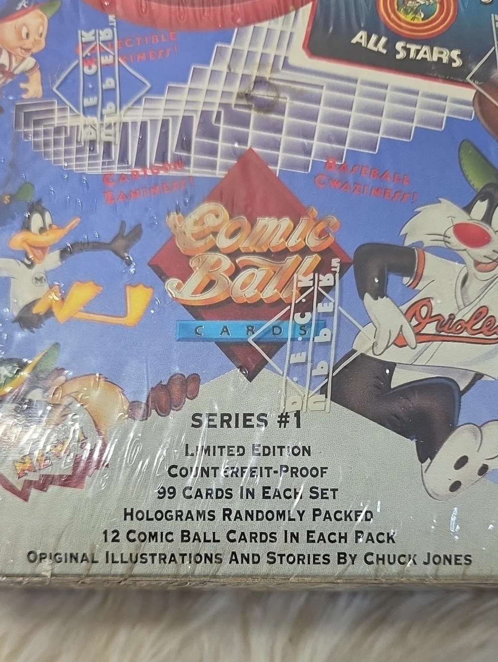 1990 Upper Deck Looney Tunes Comic Ball Series 1 Factory Sealed Box
